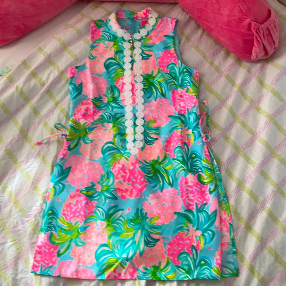 One Piece Lily Pulitzer size 6 with shorts underneath worn 2x